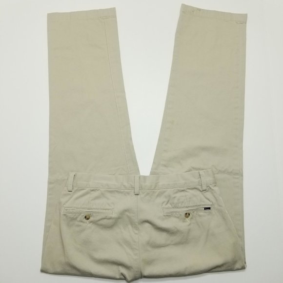 Polo Ralph Lauren Beige Chino Pants - Flat Front - - Picture 7 of 9